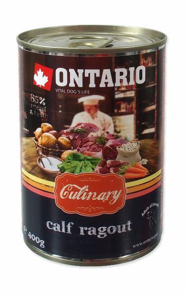 Ontario Culinary Calf Ragout with Duck - Консервы для собак "Рагу с теленком и уткой"