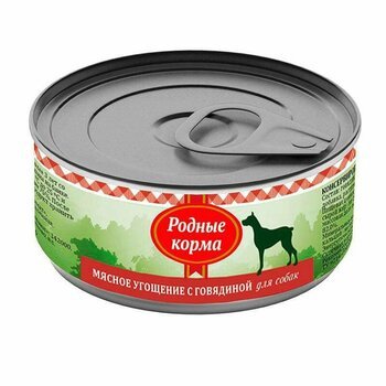Родные Корма - Мясное угощение с Говядиной для собак