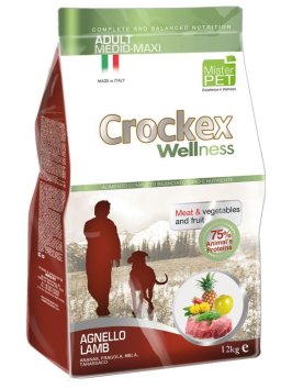 Crockex Wellness - Сухой корм для собак средних и крупных пород ягненок с рисом