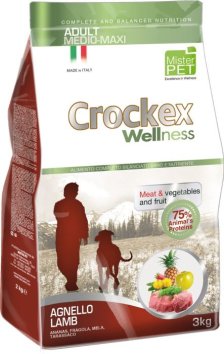 Crockex Wellness - Сухой корм для собак средних и крупных пород ягненок с рисом
