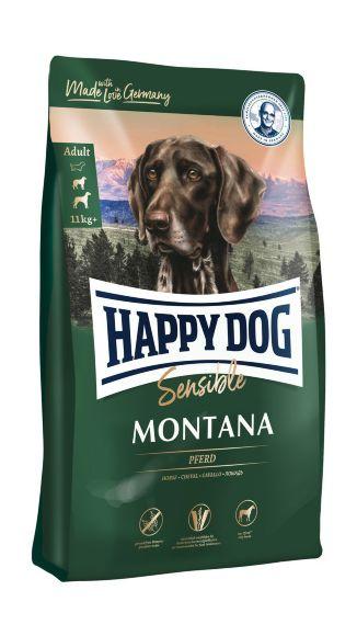 18118.580 Happy Dog Sensible Montana - Syhoi korm s koninoi dlya chyvstvitelnih sobak kypit v zoomagazine «PetXP» Happy Dog Sensible Mоntana - Сухой корм с кониной для чувствительных собак