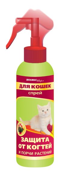 Деликс - Шарм - Спрей от кошачьих когтей и порчи растений