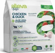 Alleva Holistic - Сухой корм для взрослых кошек, беззерновой, курица с уткой, алоэ вера и женьшенем