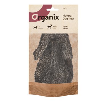 Organix - Лакомство для собак, рубец оленя 40гр