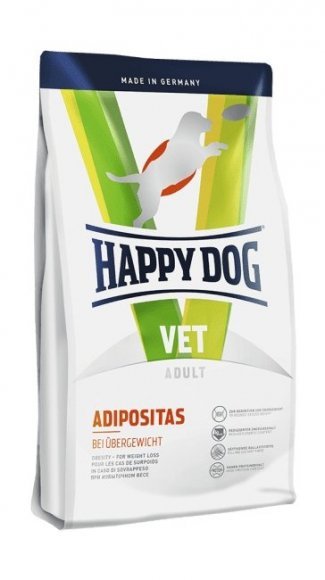 25973.580 Happy Dog Adipositas - Veterinarnaya dieta dlya sobak, pri izbitochnom vese kypit v zoomagazine «PetXP» Happy Dog Adipositas - Ветеринарная диета для собак, при избыточном весе