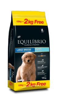 Equilibrio Large Breeds Puppy - Сухой корм для щенков крупных пород, с птицей