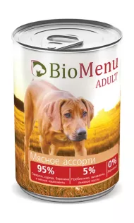 BioMenu - Консервы для собак Мясное ассорти