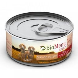 BioMenu - Консервы для собак Мясное ассорти