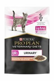 Purina Pro Plan UR Urinary - Влажный лечебный корм для кошек при МКБ с лососем 85 гр