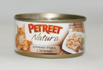 Petreet -  Консервы для кошек куриная грудка с печенью 70 г