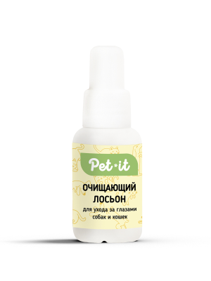 Pet-it - Очищающий лосьон для ухода за глазами собак и кошек, 30 мл Pet-it - Очищающий лосьон для ухода за глазами собак и кошек, 30 мл