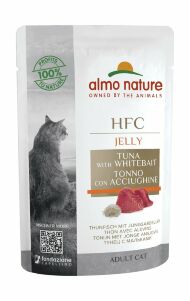 Almo Nature HFC Jelly - Паучи для кошек с тунцом и сардинами в желе 55гр