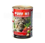 Puffins Говядина в желе - консервы для кошек 415 гр