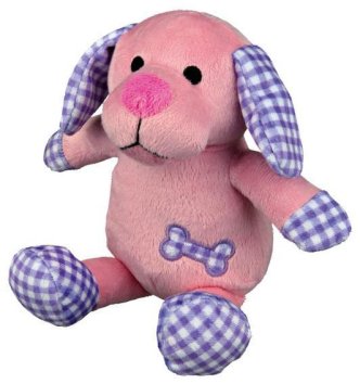 Trixie - Игрушка Собака, 28 см, плюш, розовый