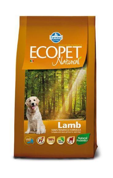 Farmina Ecopet Natural Lamb - Сухой корм для собак с ягненком 2,5кг