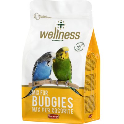 Padovan - Корм полнорационный Wellness для волнистых попугаев, 1 кг
