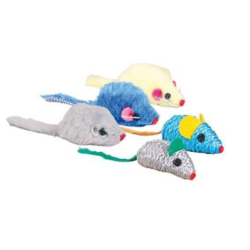 Trixie - Игрушка мышка цветная для кошек