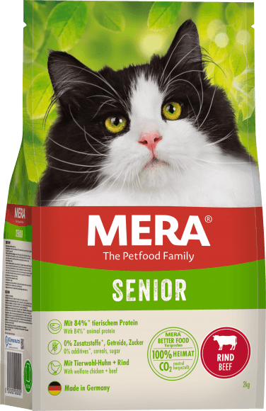Mera Cats Senior Beef - Сухой корм для пожилых кошек, с говядиной