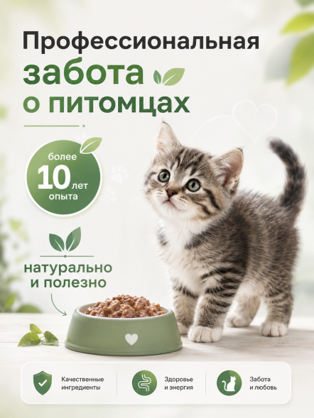 Organix - паучи для котят, индейка в соусе, 85 г