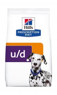 Hill's Prescription Diet u/d - Сухой корм для собак, лечение мочекаменной болезни (Оксалаты, ураты) и почек, 4 кг