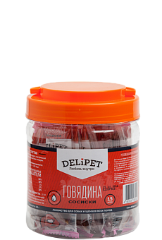 Delipet Сосиски из говядины