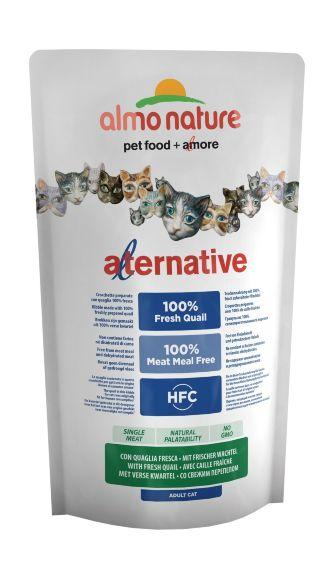 Almo Nature Alternative - Сухой корм для кошек со свежей перепелкой