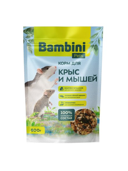 Bambini Pets - Корм для крыс и мышей