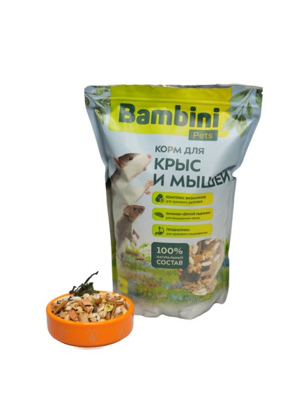 Bambini Pets - Корм для крыс и мышей