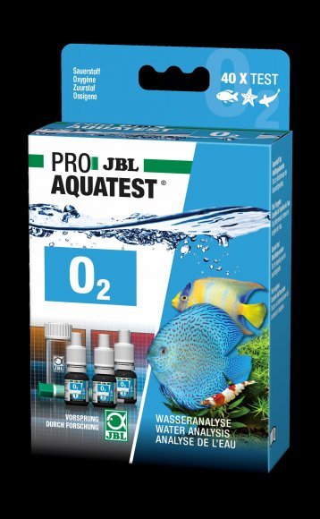JBL ProAquaTest O2 Oxygen - Экспресс-тест для определения содержания кислорода в пресноводных/морских аквариумах и прудах