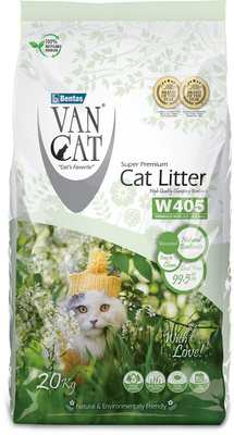 Van Cat - Комкующийся наполнитель &amp;quot;100% натуральный&amp;quot;, без пыли (гранулы 0.5-4.0мм)