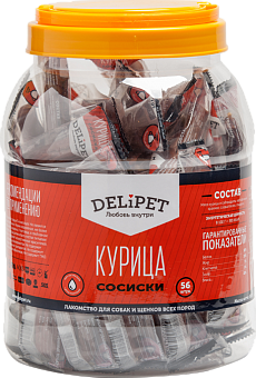 Delipet Сосиски из курицы