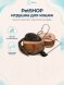 PetSHOP - Игрушка для кошек, мышка на резинке с креплением на дверь