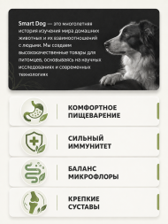 Smart Dog - Сухой корм для взрослых собак малых пород с чувствительным пищеварением, с Ягненком