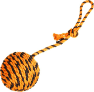 Doglike - Игрушка для собак, Мяч Броник с ручкой, Оранжевый-Черный