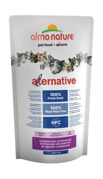 Almo Nature Alternative - Сухой корм для кошек со свежей уткой
