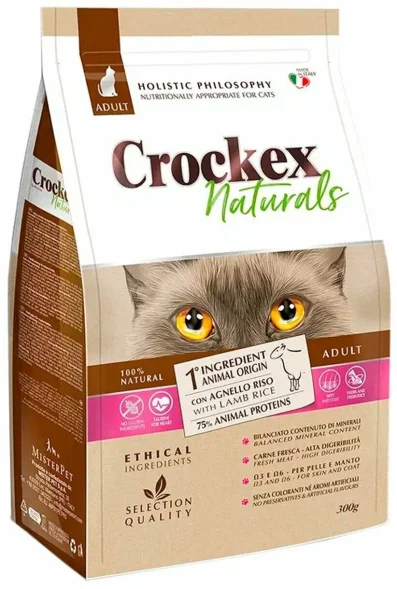 Crockex Wellness - Сухой корм для кошек ягненок с рисом