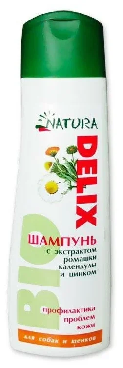 Деликс - БИО - Шампунь для собак с проблемами кожи 250 мл