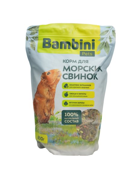 Bambini Pets - Корм для морских свинок