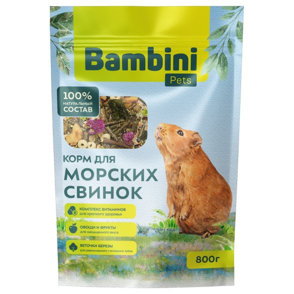 Bambini Pets - Корм для морских свинок
