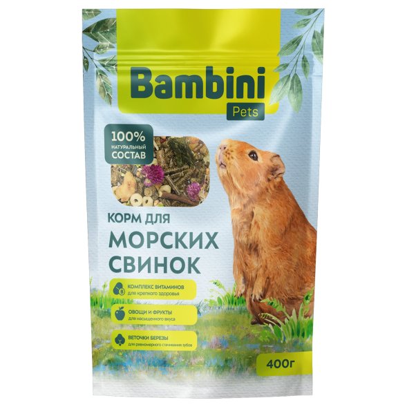 Bambini Pets - Корм для морских свинок