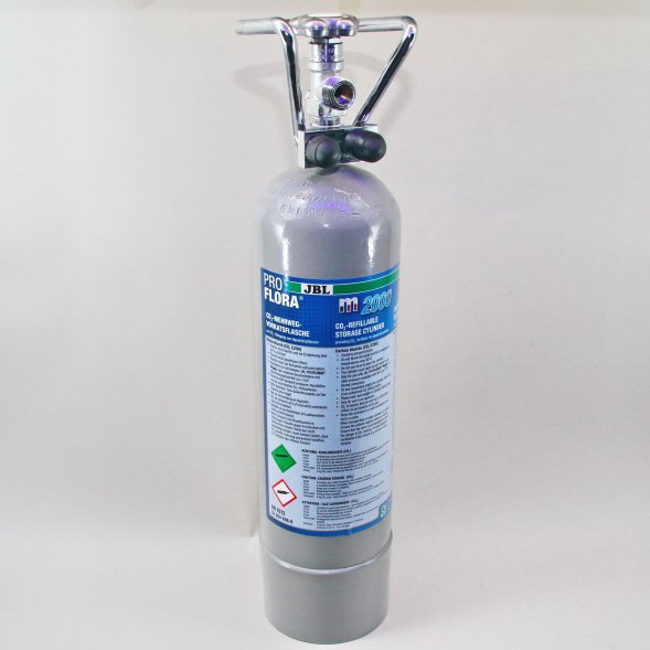 JBL - Дополнительный многоразовый CO2-баллон, 2000 г (ProFlora m2000 SILVER)