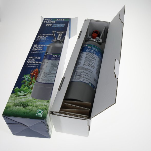 JBL - Дополнительный многоразовый CO2-баллон, 2000 г (ProFlora m2000 SILVER)