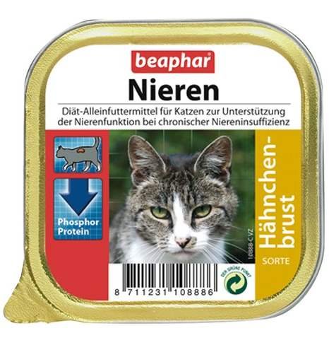 Beaphar Nieren - Диета для кошек при заболевании почек с куриной грудкой 100гр