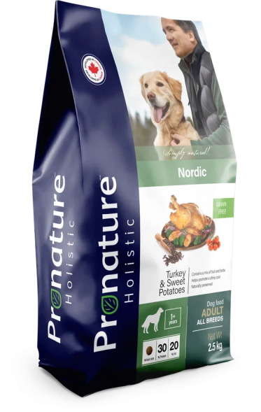 Pronature Holistic Nordic GF - Сухой беззерновой корм для собак с индейкой и уткой