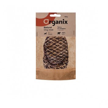 Organix - Лакомство для собак &amp;quot;Чипсы из говядины с печенью&amp;quot; 60гр