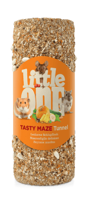 Little One Туннель малый Вкусная лазейка - Лакомство-игрушка для всех видов грызунов 100гр