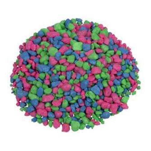 GloFish - Гравий Розовый/ зеленый/голубой, с GLO вкраплениями, 2.26кг