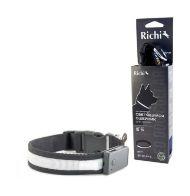 Richi - Светящийся ошейник для собак (USB), черный