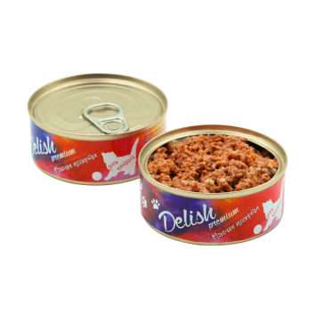 Delish - Консервы для котят с мясным ассорти, 100гр (KITTEN)