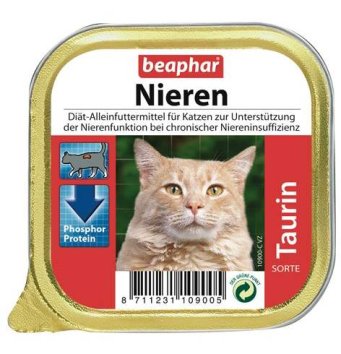 Beaphar Nieren - Диета для кошек при заболевании почек с курицей и таурином 100гр